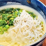 冷やしじゃこねぎおろしうどん